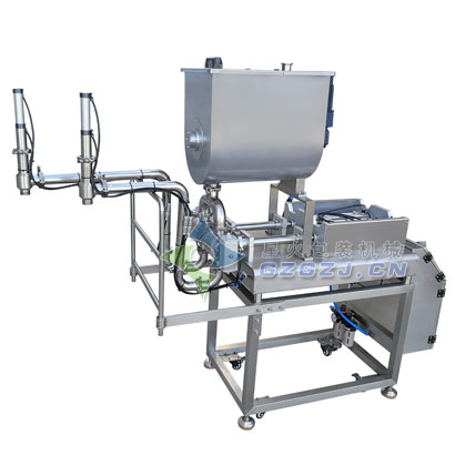 廣州星格新品推薦:臥式攪拌醬料灌裝機(jī)(圖1)